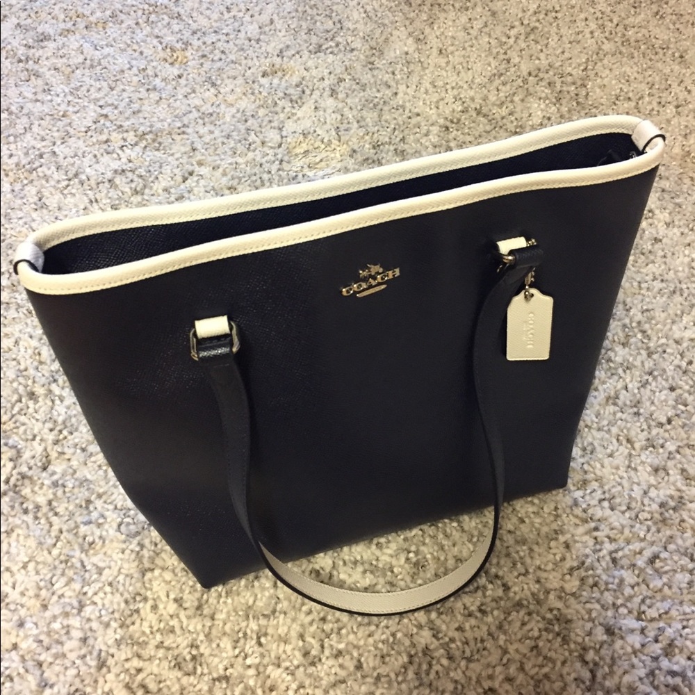 Navy Coach Purse